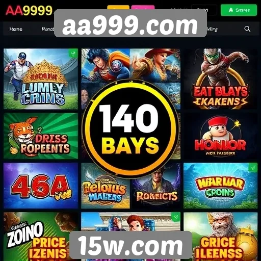 Análise da variedade de jogos disponíveis no aa999.com